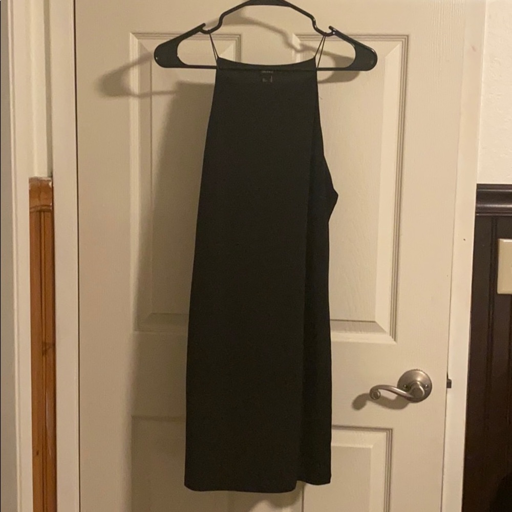 Black mini dress